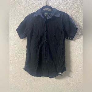 G-Star Raw black short sleeve button down size S
